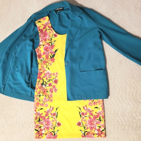 Derek Heart Dresses & Skirts - Floral bodycon dress